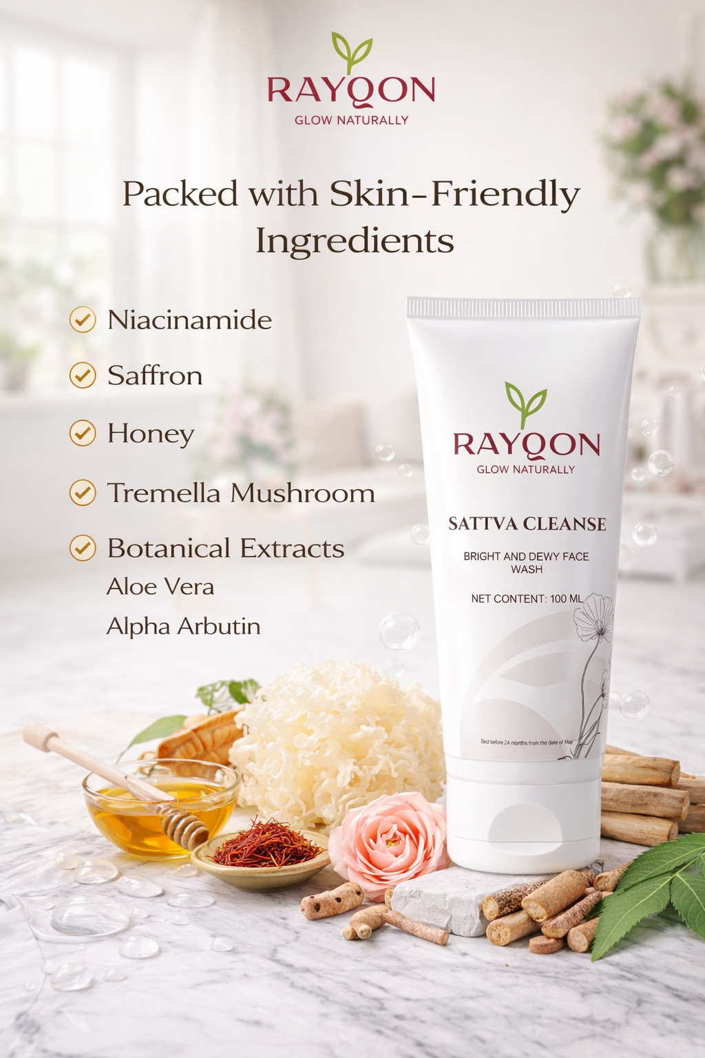 Sattva Cleanse - Bright and Dewy Face Wash