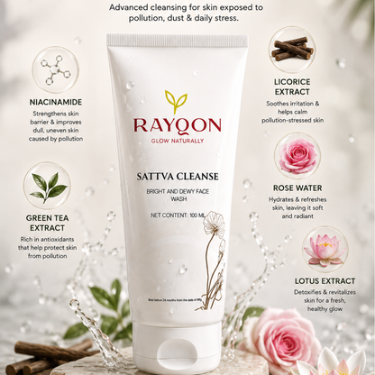 Sattva Cleanse - Bright and Dewy Face Wash